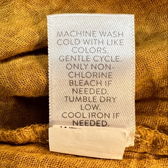 Pure Jill Gold Kimono Style Blouse. Size Medium. Like New. Beautiful! - Picture 5 of 9